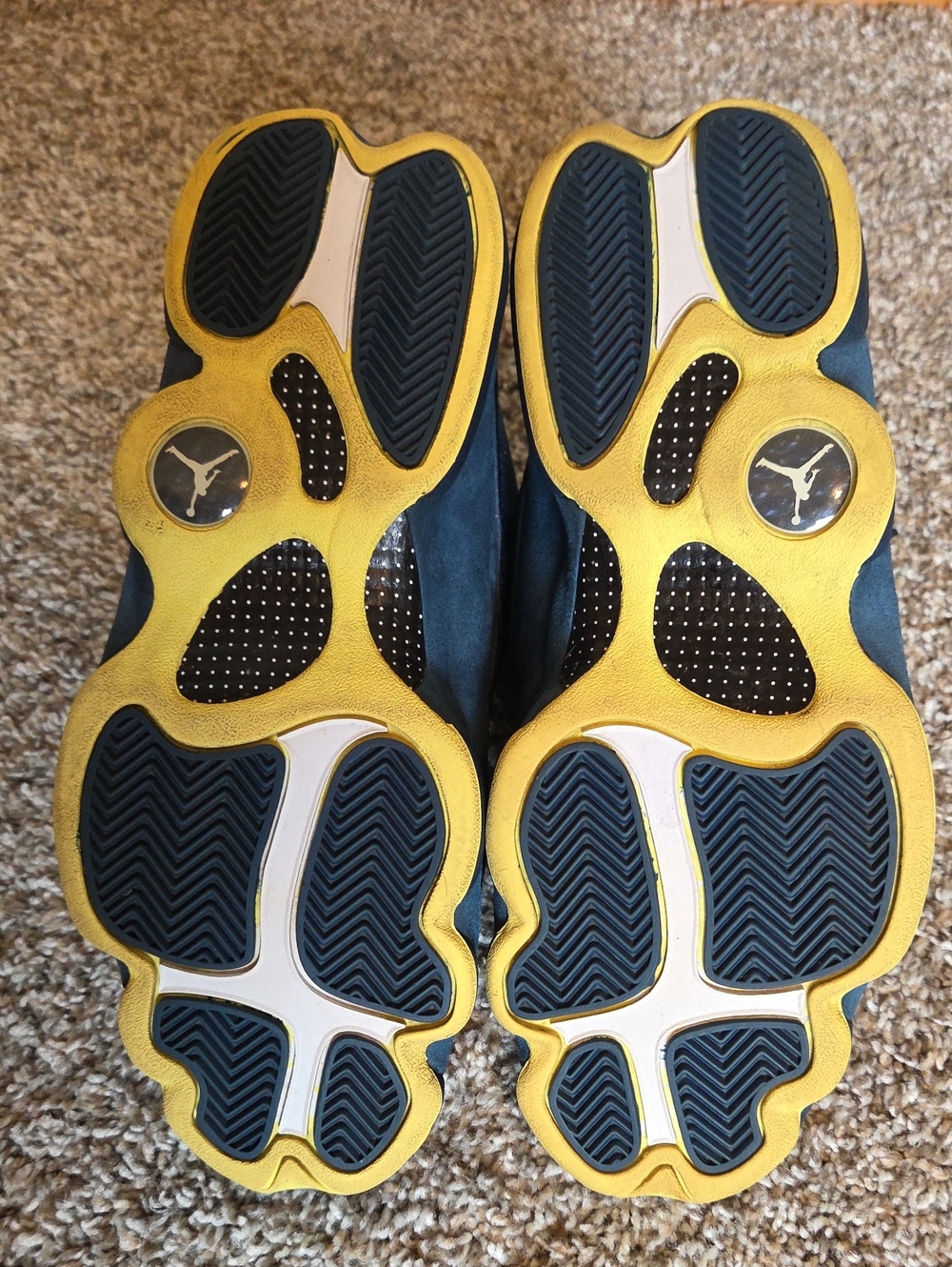 AIR JORDAN Retro 13 "Squadron Blue" Size 9.5 - Picture 16 of 16